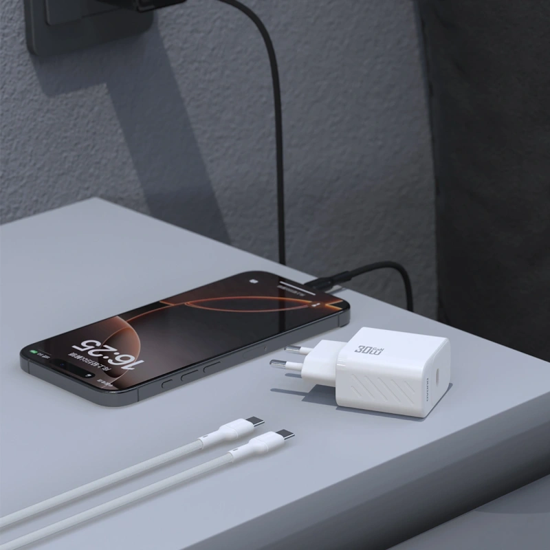 Ładowarka sieciowa Dudao A27PCEU PD 30W GaN z kablem USB-C
