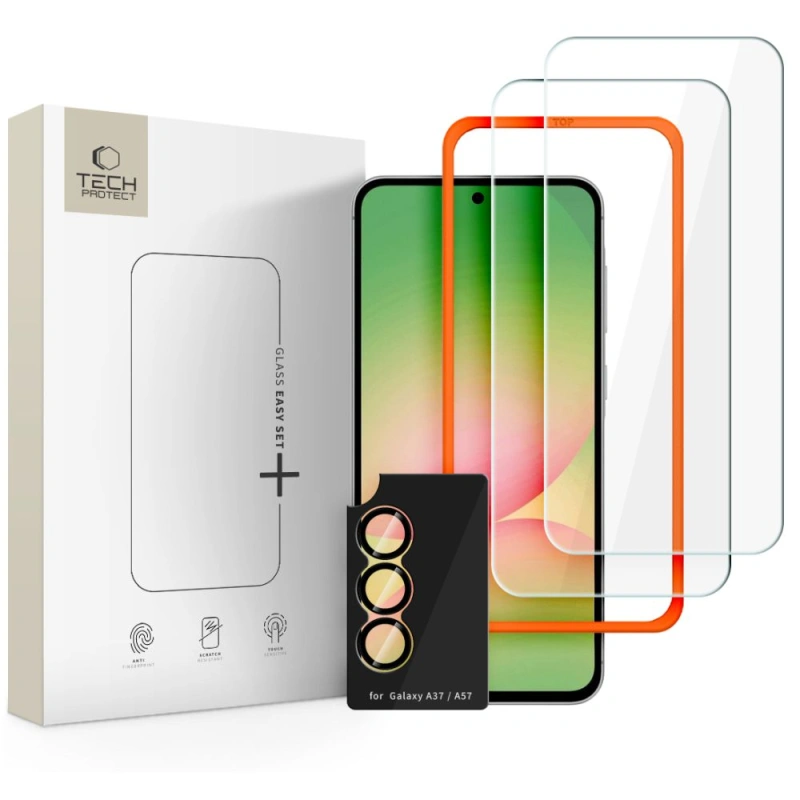 3-Pack Szkło Tech-Protect Easy Set do Samsung Galaxy A57 5G