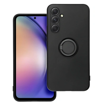 Etui Ring Fiber do Samsung Galaxy A57 5G - Czarny