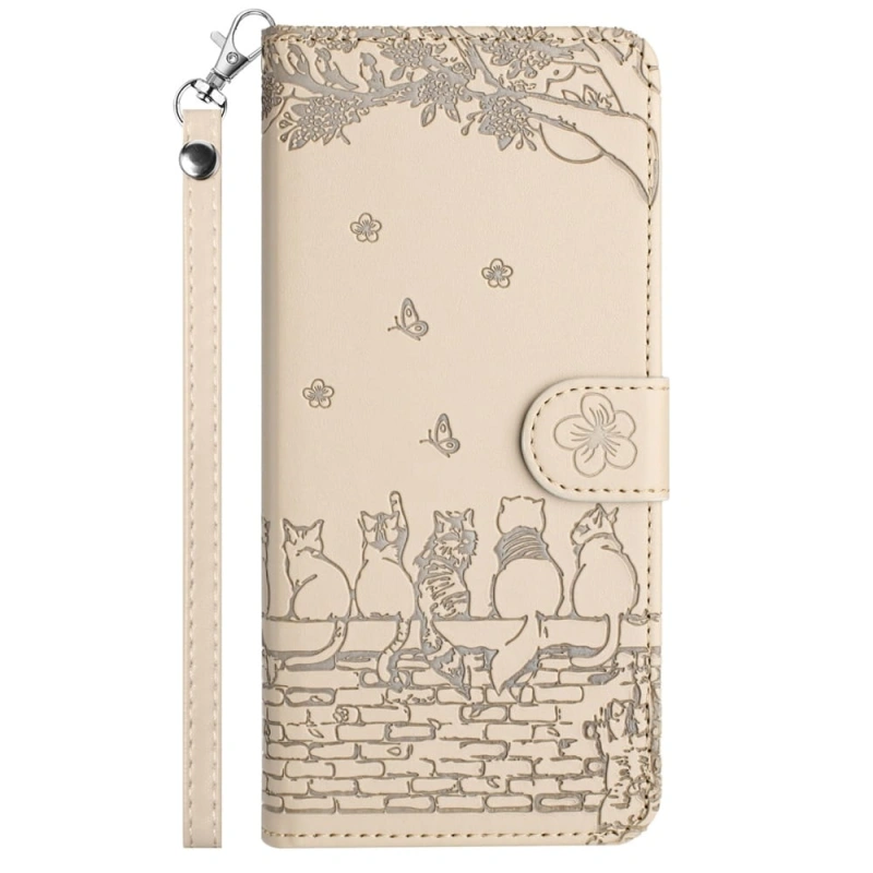 Etui / futerał Beige Cat do Samsung Galaxy A37 5G