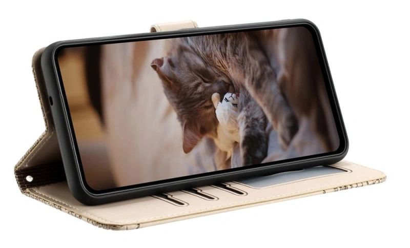 Etui / futerał Beige Cat do Samsung Galaxy A37 5G
