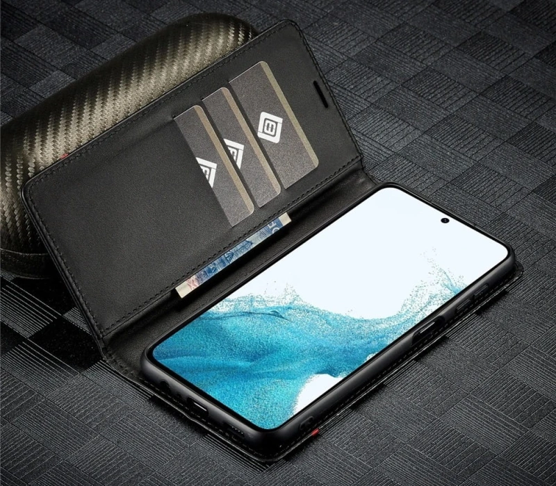 Etui Carbon Fiber Wallet do Samsung Galaxy A57 5G