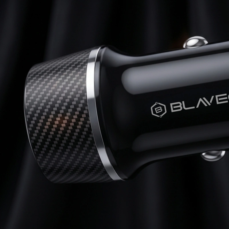 Ładowarka samochodowa Blavec BS-03B-C - QC 3.0 48W z kablem USB C