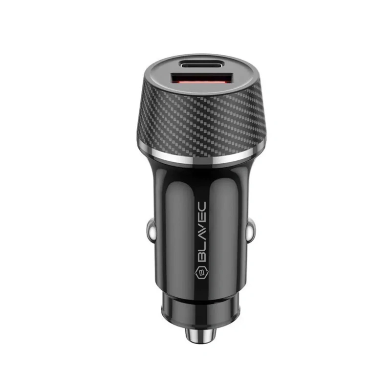 Ładowarka samochodowa Blavec BS-03B-C - QC 3.0 48W z kablem USB C