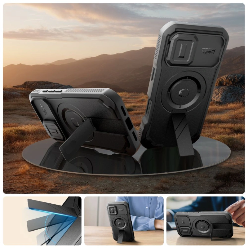 Etui Tech-Protect Kevlar MagSafe do Apple iPhone 17