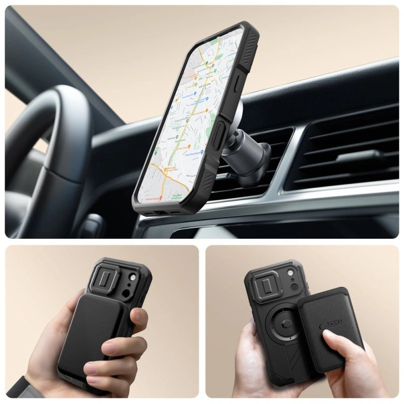 Etui Tech-Protect Kevlar MagSafe do Apple iPhone 17 Pro