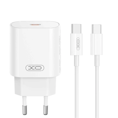 Ładowarka sieciowa XO CE25 - PD 25W + kabel USB-C