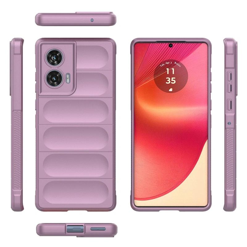 Etui Shield Case do Motorola Edge 50 Fusion - Fioletowy