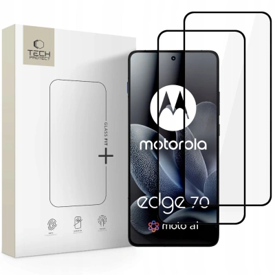 2x Szkło TECH-PROTECT GLASS FIT+ do Motorola Edge 70 5G