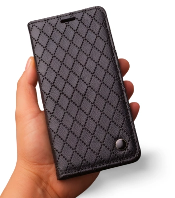 Etui Wallet Caro do Motorola Edge 70 Fusion 5G - Czarny