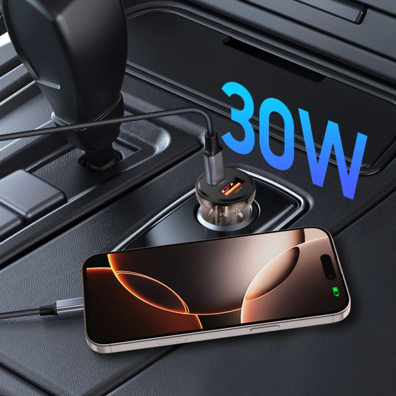 Ładowarka samochodowa T-P CC01 2x USB 30W / QC3.0