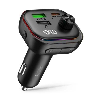 Ładowarka + Transmiter Bluetooth T-P CC07 3x USB PD 54W