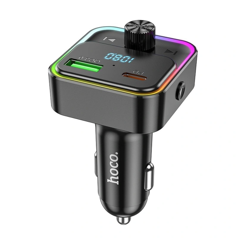 Ładowarka + Transmiter Bluetooth HOCO E81 2x USB PD 30W