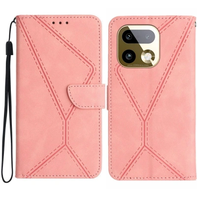 Etui - Futerał Silky Wallet do Realme 16 Pro+ 5G - Różowy