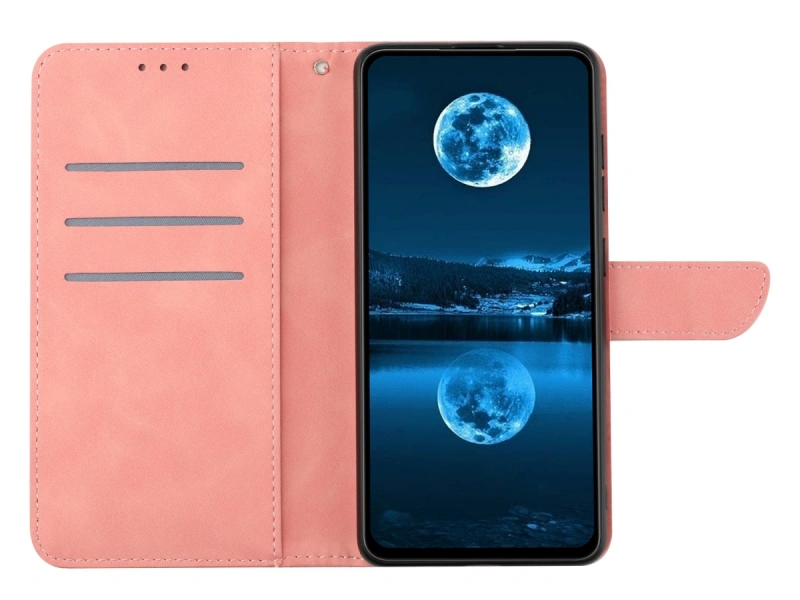Etui - Futerał Silky Wallet do Realme 16 Pro+ 5G - Różowy