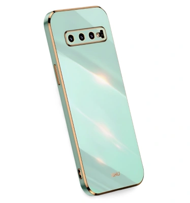 Etui XINLI Gold do Samsung Galaxy S10 - Zielony