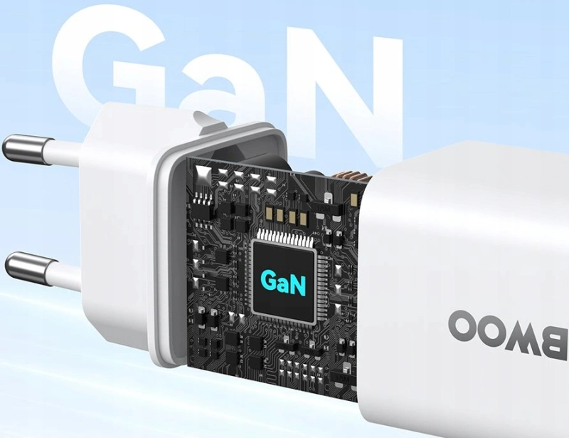 Ładowarka sieciowa BWOO GaN typ C PD 30W QC + Kabel USB - C