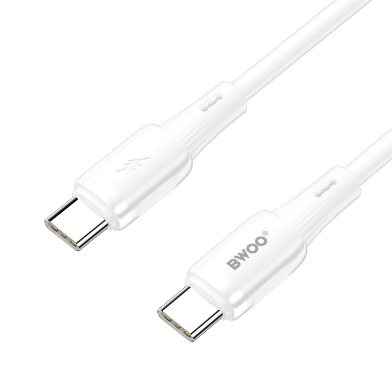 Kabel BWOO X329CC - silikonowy - PD 65W - USB - C 100cm