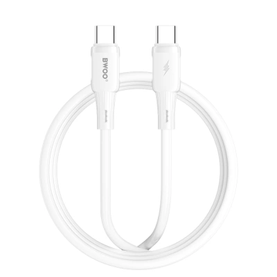 Kabel BWOO X329CC - silikonowy - PD 65W - USB - C 100cm
