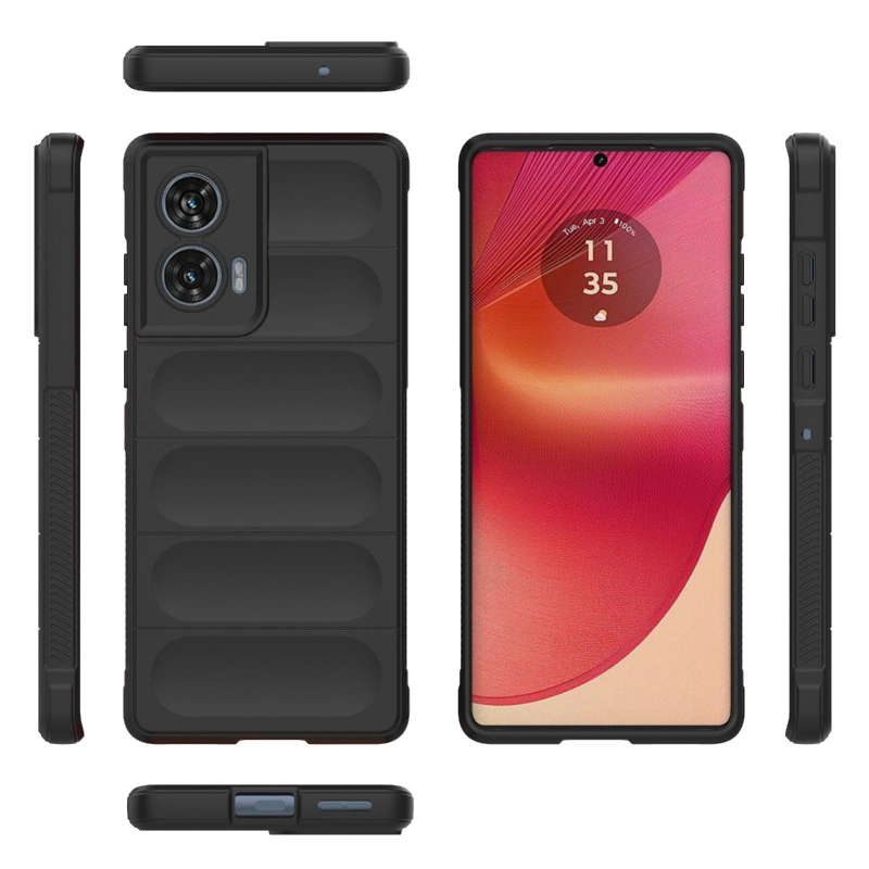 Etui Shield Case do Motorola Edge 50 Fusion - Czarny