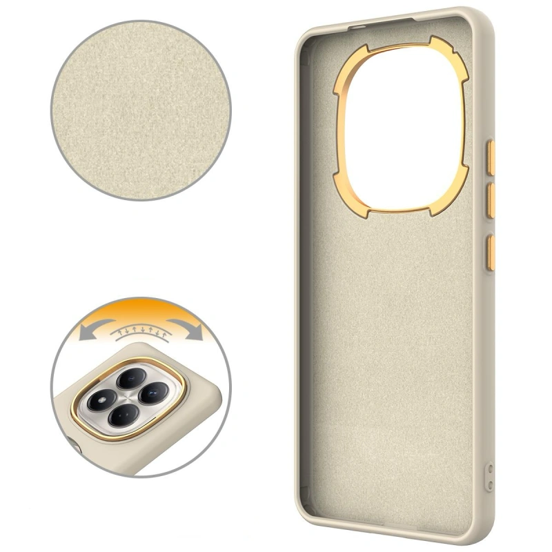 Etui Ring Magnetic do Xiaomi Redmi Note 15 Pro 5G - Beżowy