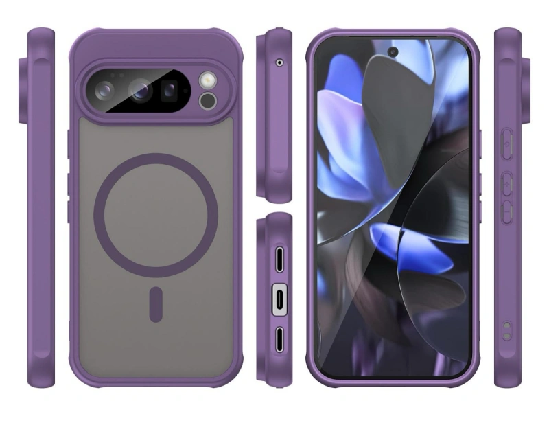 Etui Frozen MagSafe Case do Google Pixel 10 Pro - Fioletowy