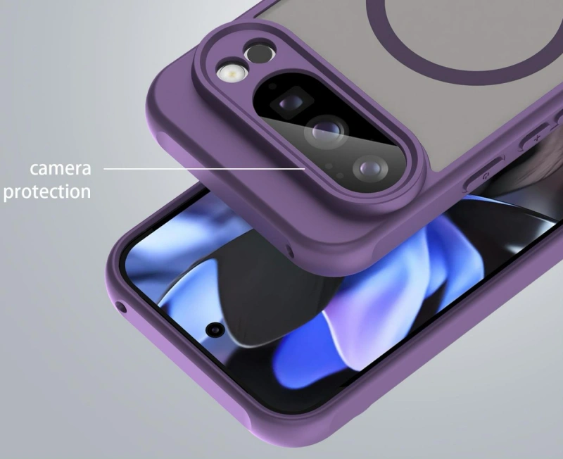 Etui Frozen MagSafe Case do Google Pixel 10 Pro - Fioletowy