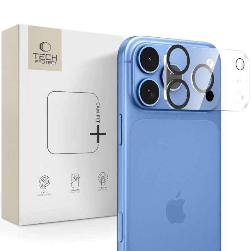 Osłona aparatu T-P Cam Fit+ na iPhone 18 Pro Max - Szkło na kamery