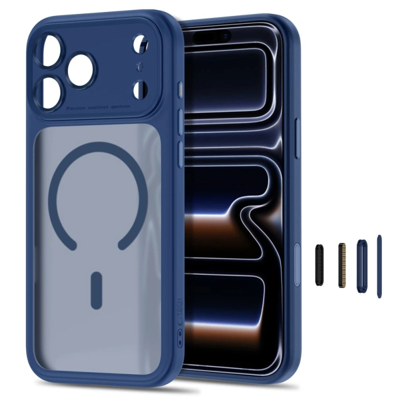 Etui T-P MagPeak MagSafe do Apple iPhone 18 Pro Max - Deep Blue
