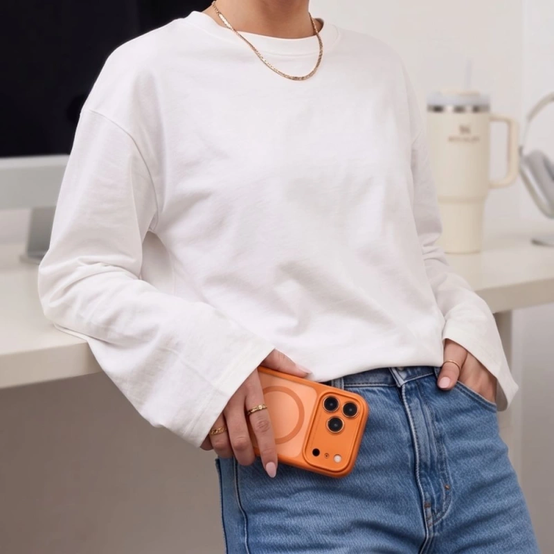 Etui T-P MagPeak MagSafe do Apple iPhone 18 Pro Max - Orange