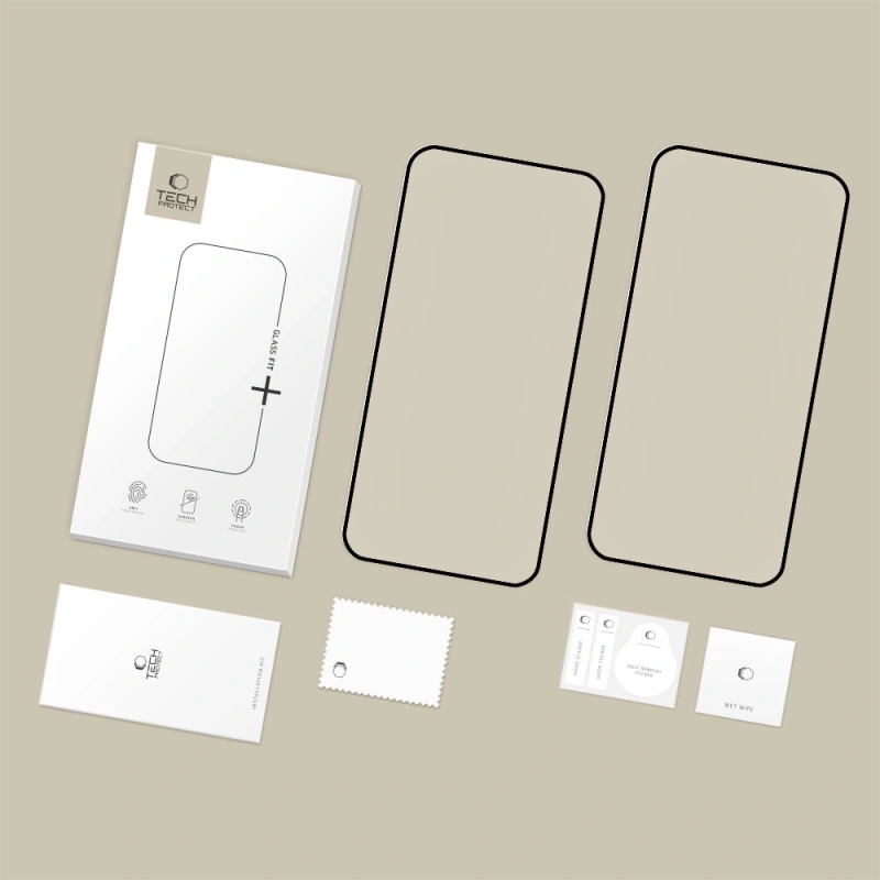 2x Szkło TECH-PROTECT GLASS FIT+ do Motorola Moto G87
