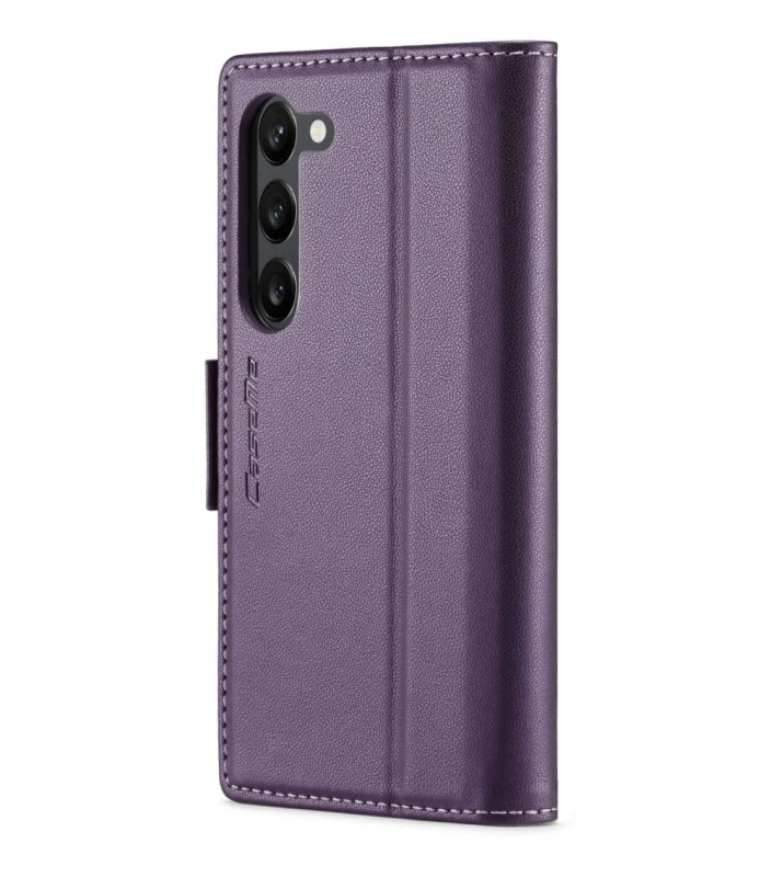 Etui CaseMe Leather do Samsung Galaxy S26 FE - Fioletowy