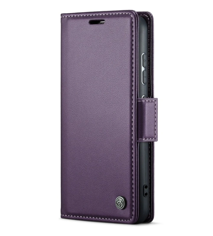 Etui CaseMe Leather do Samsung Galaxy S26 FE - Fioletowy