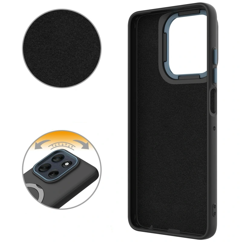 Etui Ring Magnetic do Motorola Edge 60 Pro - Czarny