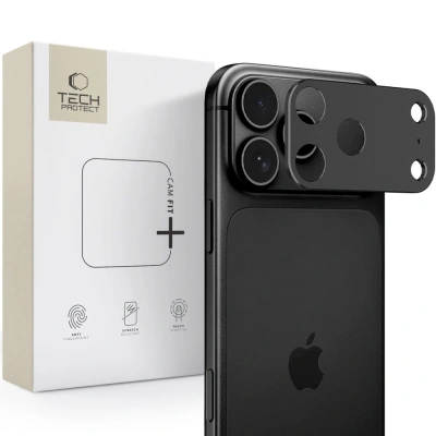  Osłona aparatu T-P Camalloy FIT+ do Apple iPhone 18 Pro - Czarny
