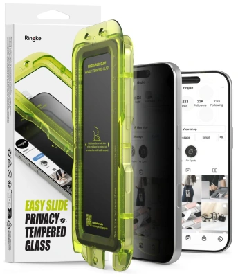 2x Szkło prywatyzujące Ringke Easy Slide 2-pack do iPhone 18 Pro