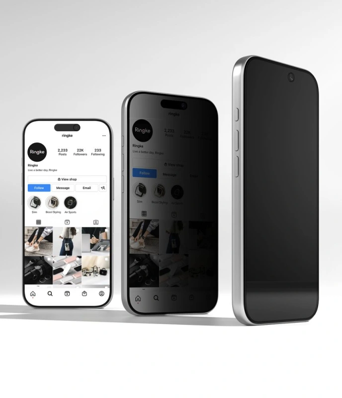 2x Szkło prywatyzujące Ringke Easy Slide 2-pack do iPhone 18 Pro