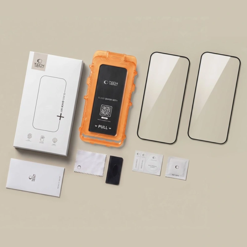 2x Szkło Tech-Protect-QUICK SET+ do Apple iPhone 18 Pro