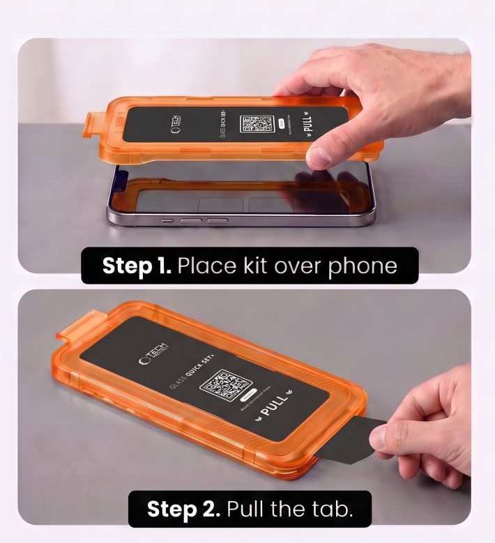 2x Szkło Tech-Protect-QUICK SET+ do Apple iPhone 18 Pro