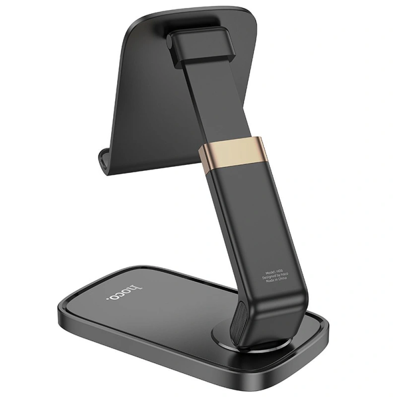 Uchwyt na telefon biurkowy Hoco HD8 - Czarny