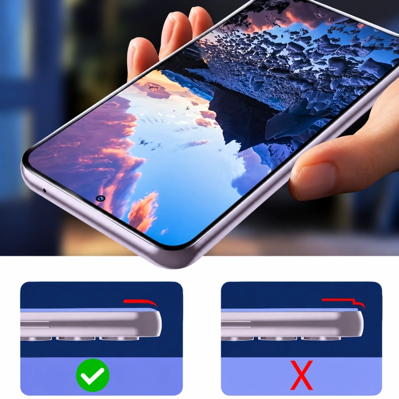 Szkło ekran 5D Dust-Free Easy Fit do Samsung Galaxy S25