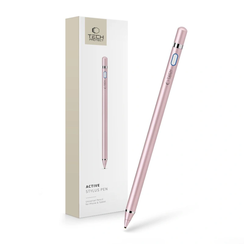 Rysik TECH-PROTECT Active Stylus Pen do tabletów - Różowy