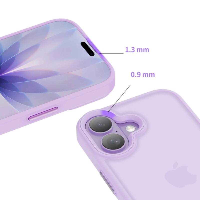 Etui TECH-PROTECT MagMat do Apple iPhone 17 - Lawendowy