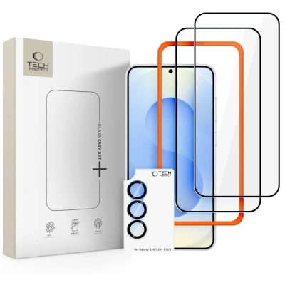 3-Pack Szkło Tech-Protect Easy Set+ do Samsung Galaxy S26