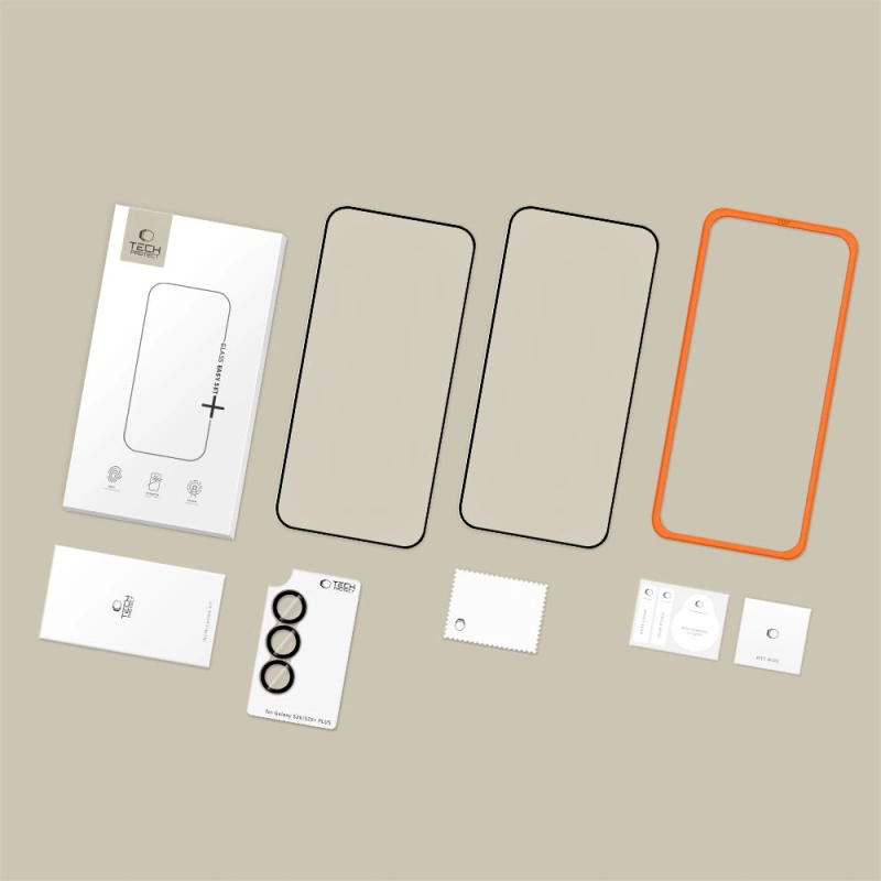 3-Pack Szkło Tech-Protect Easy Set+ do Samsung Galaxy S26
