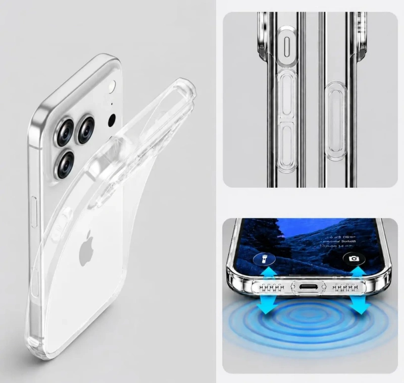 Etui przezroczyste Clear Case 2,0mm do Apple iPhone 17 Pro