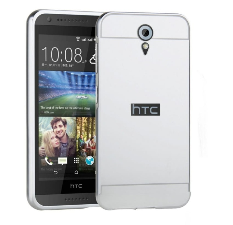 Etui Mirror Case HTC Desire 620 Srebrny