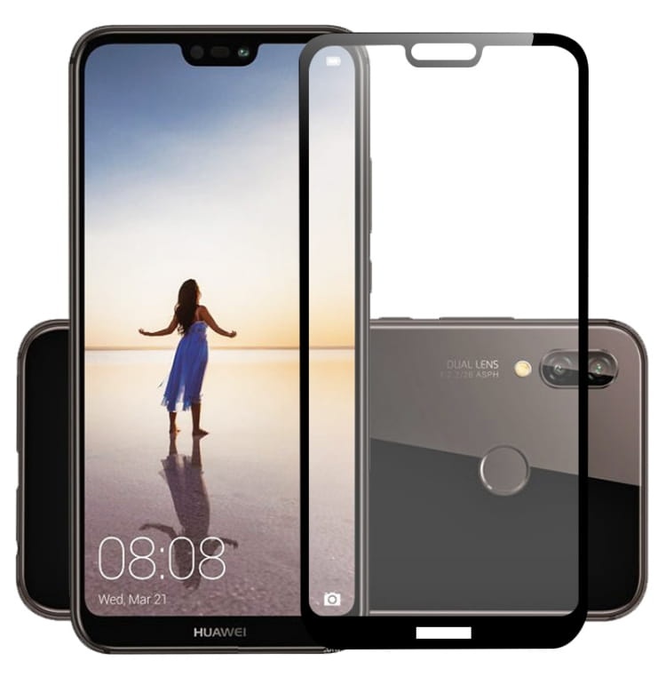 Szkło hartowane 5D FULL GLUE Huawei P20 Lite