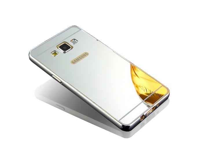 Etui Mirror Case Samsung Galaxy Grand Prime - Srebrny