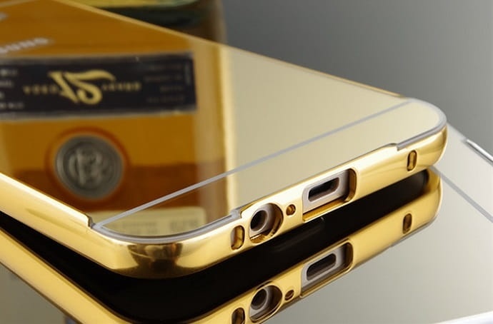 Etui Mirror Case Samsung Galaxy Grand Prime - Srebrny